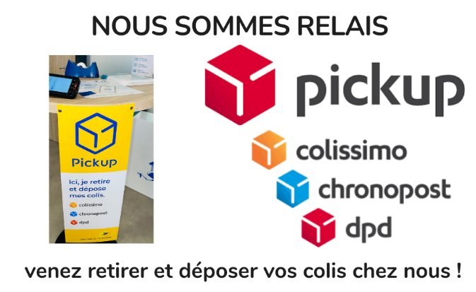 Relais Pickup, Colissimo, Chronopost et DPD